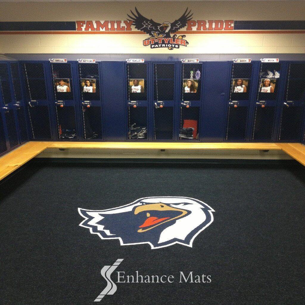locker-room-flooring-with-inlaid-logos-enhance-mats